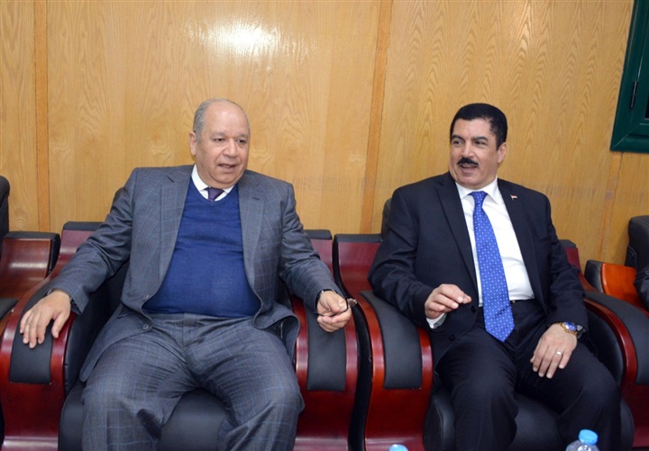 محافظ القليوبية يستقبل رئيس مجلس الدولة بالمحافظة