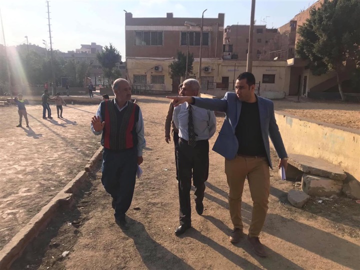 بالصور.. استمرار العمل بانشاء اول حمام سباحة أوليمبي بمركز شباب الاندلس بحي المرج