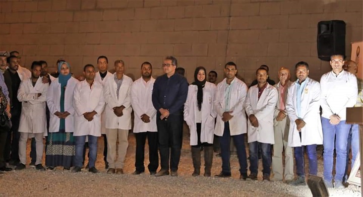 ترميم تمثال رمسيس الثاني بأخميم ترميم تمثال رمسيس الثاني بأخميم