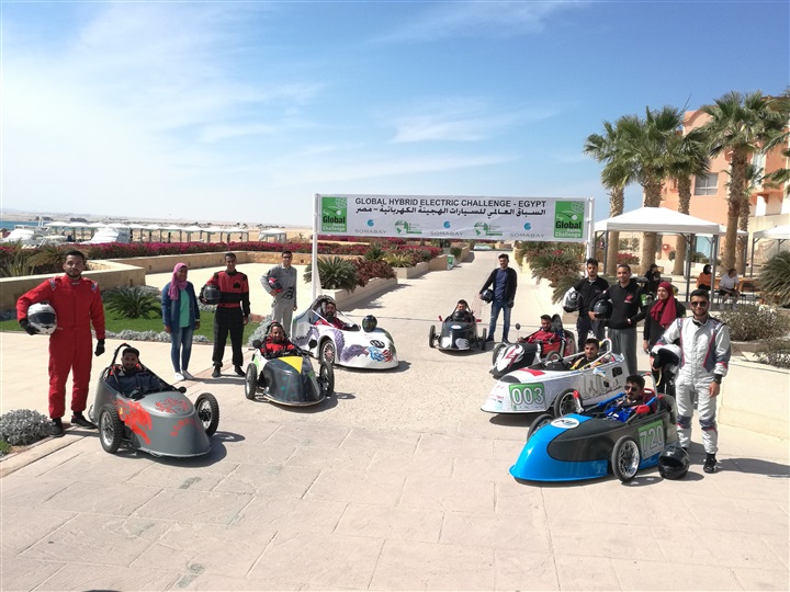 فعاليات اليوم الأول لتحديات سباق الجامعات للسيارات الهايبريد الكهربائية "مصر 2019" فعاليات اليوم الأول لتحديات سباق الجامعات للسيارات الهايبريد الكهربائية "مصر 2019"