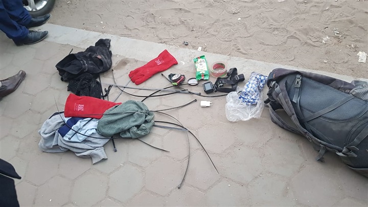  ننشر بالصور..  معاينة النيابة فى استشهاد معاون مباحث النزهة