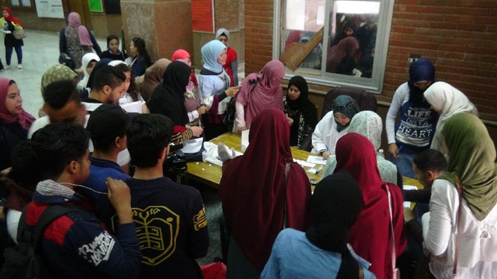 "100مليون صحة" تستكمل إجراء التحاليل الطبية بكليات جامعة المنيا
