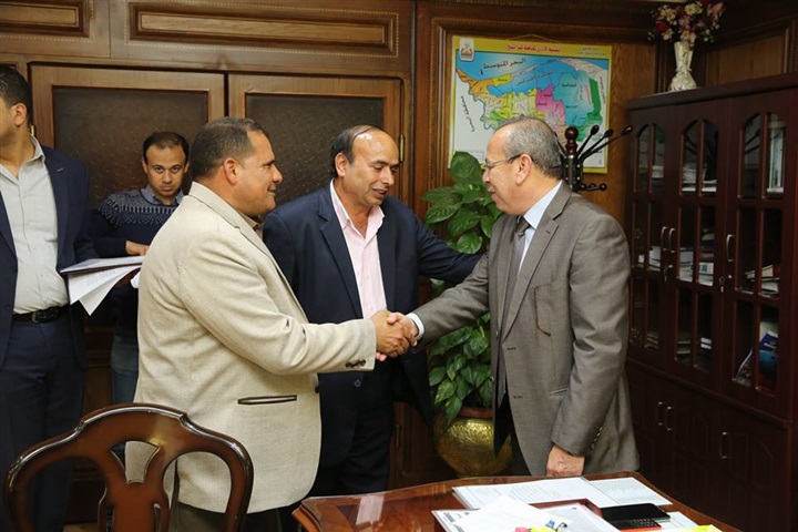 بالصور.."محمد أبو اليزيد" مديرًا للإصلاح الزراعي بكفر الشيخ