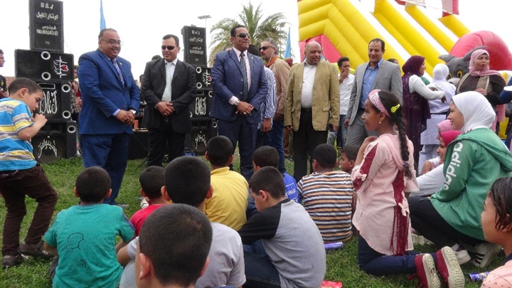 "تربية رياضية المنيا" تحتفل بيوم اليتيم بحضور أطفال مؤسستي "البنين والبنات"