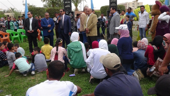 "تربية رياضية المنيا" تحتفل بيوم اليتيم بحضور أطفال مؤسستي "البنين والبنات"
