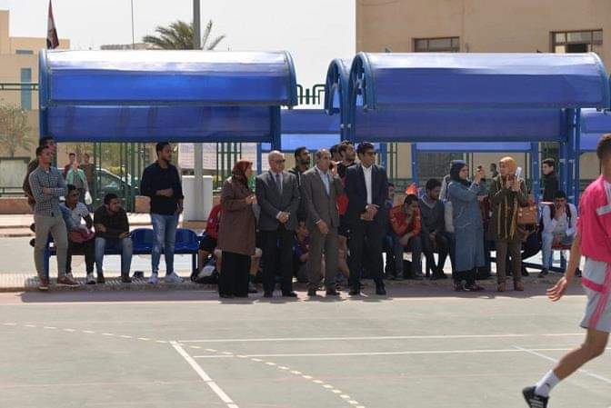 بالصور.. انطلاق مهرجان رياضي لطلاب الكليات والمدن الجامعية بكفر الشيخ