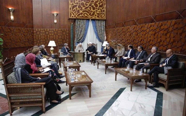 بدء لقاء فضيلة الإمام الأكبر والأمين العام للأمم المتحدة بدء لقاء فضيلة الإمام الأكبر والأمين العام للأمم المتحدة