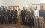 السفير المصري في بولندا يلتقي مع المفتي وعدد من رموز الجالية المصرية