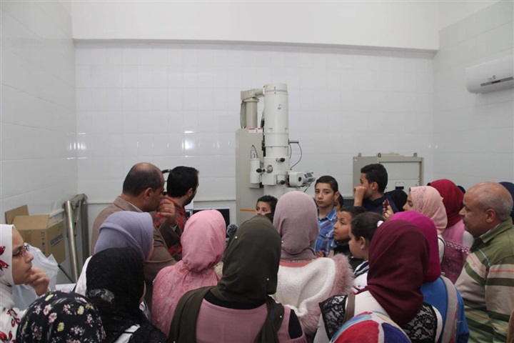 بالصور.. وفد طلابي في زيارة تعريفية لجامعة كفر الشيخ 
