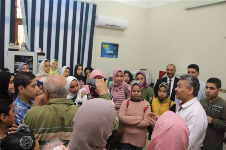 بالصور.. وفد طلابي في زيارة تعريفية لجامعة كفر الشيخ 