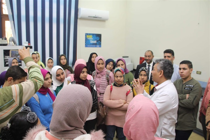 بالصور.. وفد طلابي في زيارة تعريفية لجامعة كفر الشيخ 