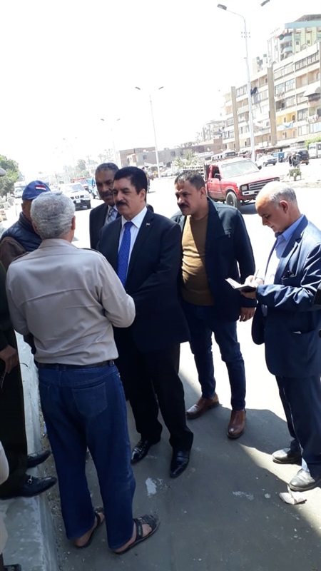 محافظ القليوبية يقوم بجولة مفاجئة بمنطقة مسطرد بحى شرق شبرا الخيمة