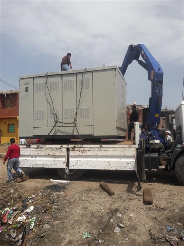 بالصور.. رفع كفاءة الكهرباء بقري مركز الحامول
