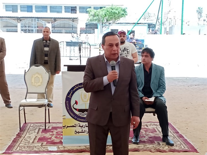 بالصور.. مؤتمر حاشد لأعضاء الغرفة التجارية بكفر الشيخ تأييدًا للتعديلات الدستورية