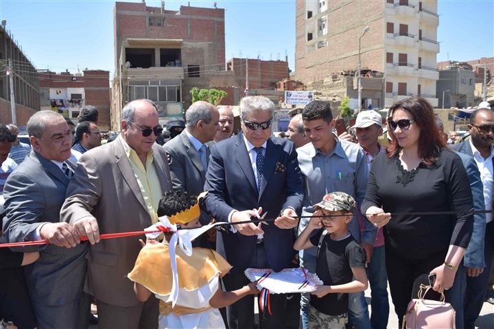محافظ المنيا يفتتح 4 مشروعات خدمية بـ3 مراكز منها إحلال وتجديد كوبري دير مواس