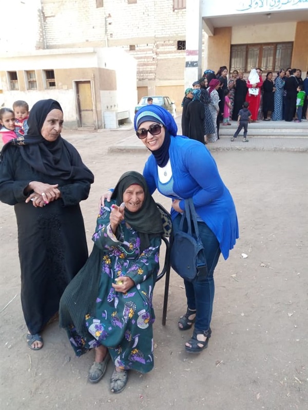 القومي للمرأة بالمنيا يتابع عملية الاستفتاء على التعديلات الدستورية