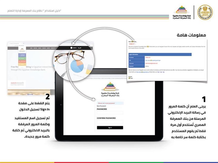 في 25 صورة.. أبرز نصائح وزير التعليم لاستخدام "بنك المعرفة"
