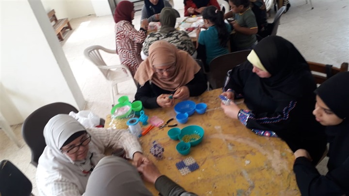 الملتقي الحرفي وورشة إنتاجية لعضوات أندية الفتاة والمرأه بالقليوبية 