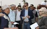 محافظ سوهاج يشهد حصاد القمح بالحقل الإرشادي بقرية البخايتة