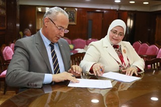 بالصور.. بروتوكول تعاون مشترك بين مديريتي الشباب والرياضة والتربية والتعليم بكفر الشيخ