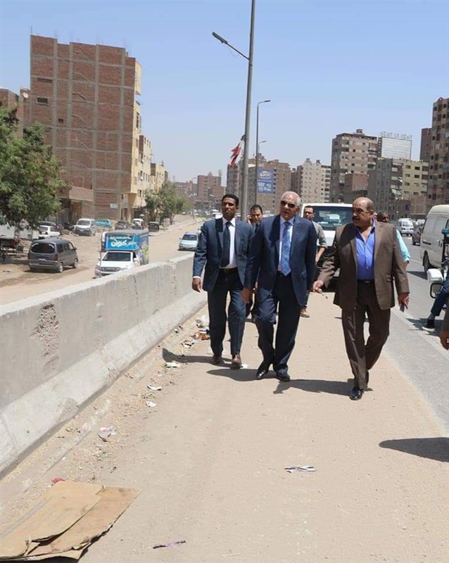 محافظ الجيزة: حجز إدارى لأى منشأه تقوم بوضع الملصقات والإعلانات على الأسوار والحوائط بالطرق 