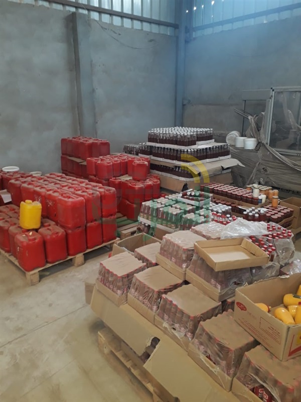 الجيزة تضبط 118 طن كاتشب ومايونيز ومسطرده ومرقه دجاج فاسدين  بشبرامنت