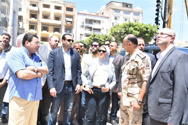 وزيرة الصحة تعلن الانتهاء من مبنى العيادات الخارجى بمستشفى بورسعيد العام