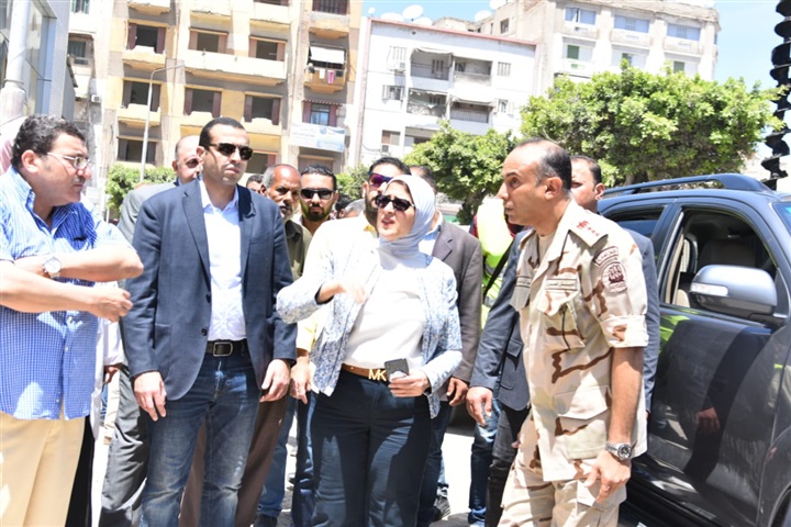 وزيرة الصحة تعلن الانتهاء من مبنى العيادات الخارجى بمستشفى بورسعيد العام