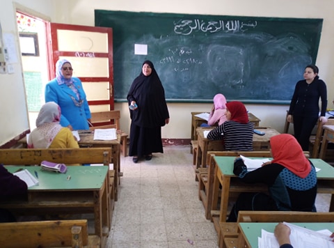 بالصور.. استبعاد ملاحظين من امتحانات الشهادة الإعدادية في كفر الشيخ