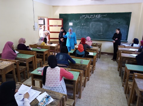 بالصور.. استبعاد ملاحظين من امتحانات الشهادة الإعدادية في كفر الشيخ
