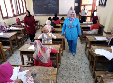 بالصور.. استبعاد ملاحظين من امتحانات الشهادة الإعدادية في كفر الشيخ