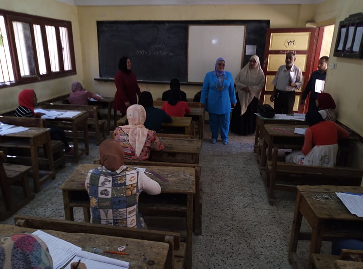بالصور.. استبعاد ملاحظين من امتحانات الشهادة الإعدادية في كفر الشيخ