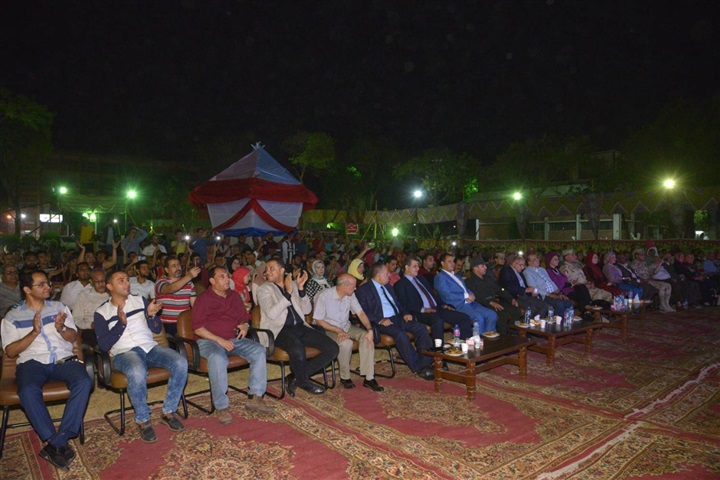 سكرتير عام أسيوط يشارك جامعة أسيوط ليلتها الرمضانية وحفل الانشاد الديني