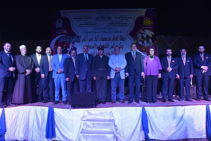 سكرتير عام أسيوط يشارك جامعة أسيوط ليلتها الرمضانية وحفل الانشاد الديني