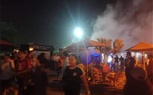 حريق فى النادي الأهلي 