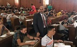 عميد كلية التربية الرياضية بجامعة الازهر يتفقد لجان الامتحانات 