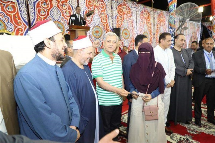 بالصور.. محافظ المنوفية يشهد حفل تكريم حفظة القرآن الكريم بقرية العامرة بمنوف