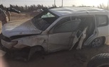 شاهد.. أول صورة لسيارة مدير أمن أسيوط عقب حادث استشهاده بالطريق الصحرواي 