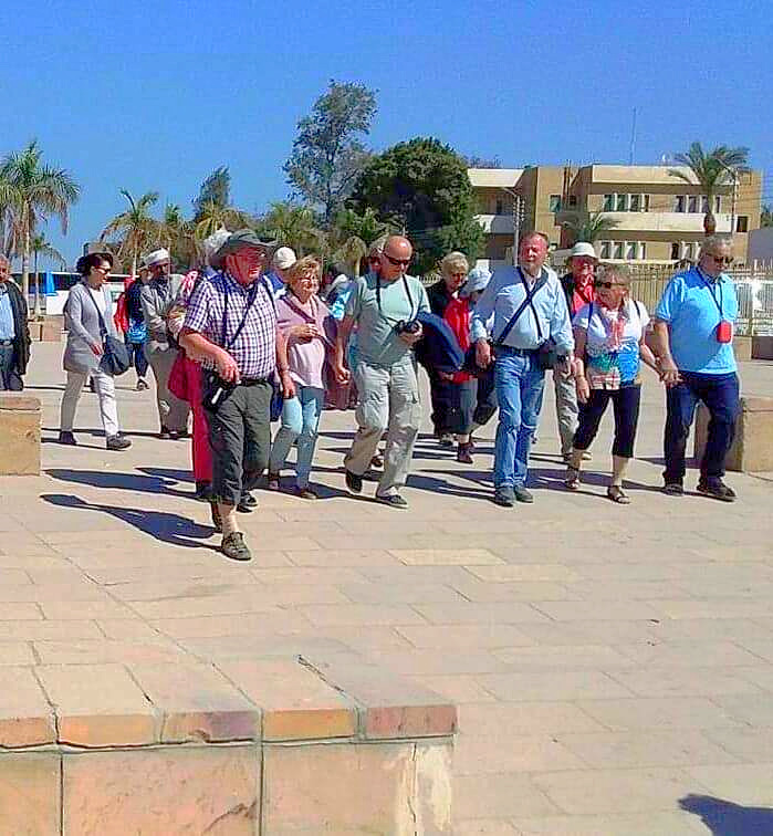 شاهد 175 سائح خلال جولة سياحية بسوهاج 