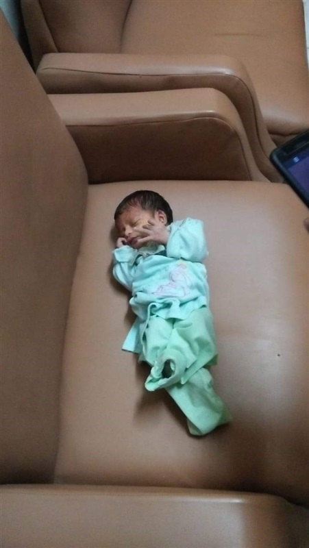 العثور على طفلة حديثى الولادة بجوار شريط القطار أمام مول العابد 