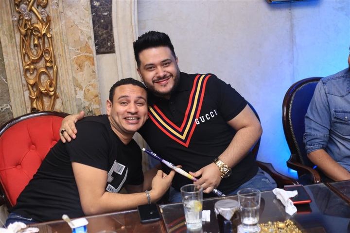 "محمد نور وحمادة الليثي" في افطار إحدى شركات الإنتاج الفني "محمد نور وحمادة الليثي" في افطار إحدى شركات الإنتاج الفني