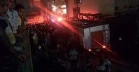 مصرع 3 أطفال بحريق هائل بسبب ماس كهربائى في الشرقية 