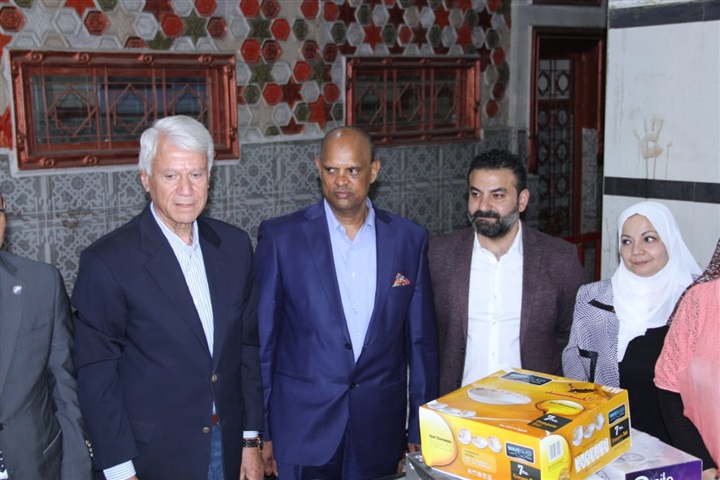 بالصور.. أهالى وقيادات حزبية وشعبية على مائدة إفطار مستقبل وطن بـإمبابة