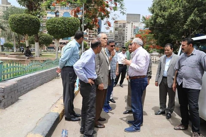 محافظ الجيزة.. يتفقد ساحات صلاة العيد بـ8 أحياء