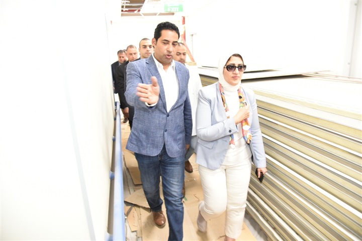 وزيرة الصحة توجه بالإنتهاء من تجهيزات مبني الطواري الجديد بمستشفى معهد ناصر