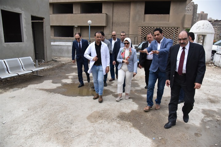 وزيرة الصحة توجه بالإنتهاء من تجهيزات مبني الطواري الجديد بمستشفى معهد ناصر