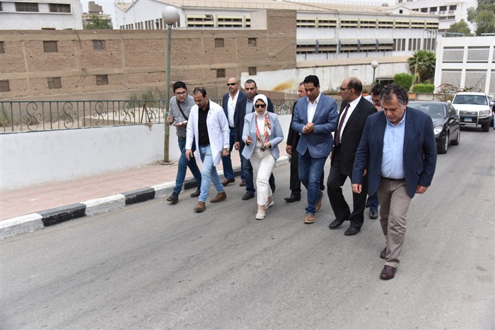 وزيرة الصحة توجه بالإنتهاء من تجهيزات مبني الطواري الجديد بمستشفى معهد ناصر