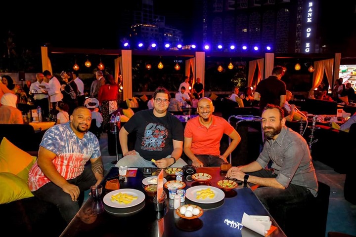 بالصور.. عمرو سلامة وخالد منصور ورامي محسن في سحور المصنع بالصور.. عمرو سلامة وخالد منصور ورامي محسن في سحور المصنع