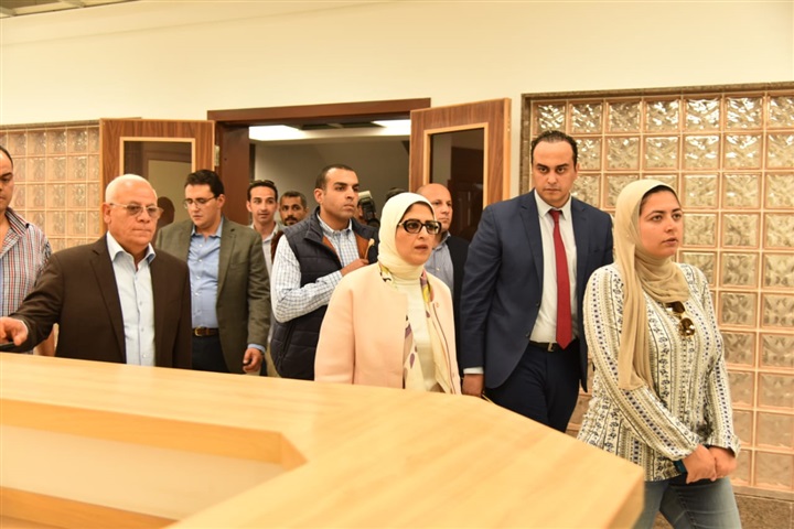 وزيرة الصحة استلام مستشفى أطفال النصر التخصصي ببورسعيد منتصف الشهر الجاري