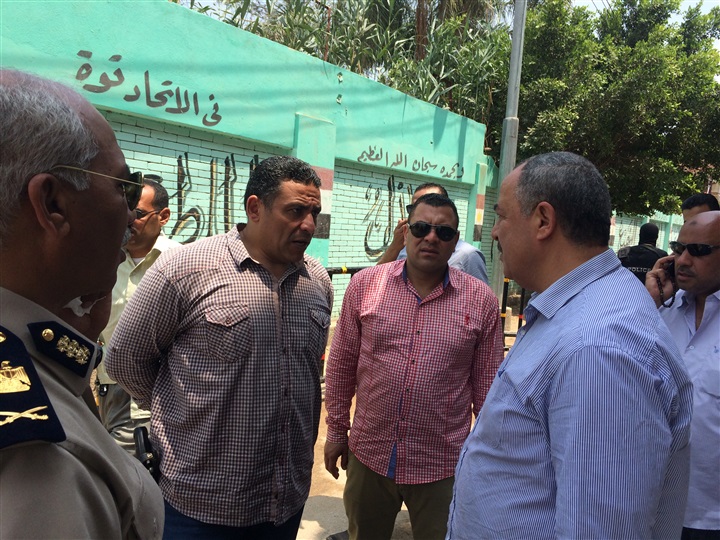 مدير البحث الجنائي بكفر الشيخ يتفقد لجان الثانوية العامة ببيلا